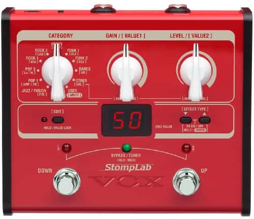 Vox StompLab 1B Modeling Bass Guitar Effects Pedal